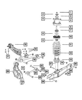 06508486aa Mopar Genuine Hex Head Screw And Washer 6508486aa