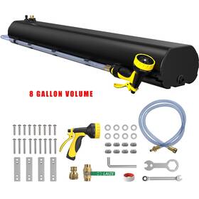 Fm28524f Motorsportplus Pressurized 8 Gal Water Tank Camping Shower Outdoor For Off-road Pick-up Trucks