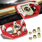 Mur-campte-f-fordmus90-rd Urmarketoutlet Aluminum Red Front Adjustable Camber Caster Plates For Mustang