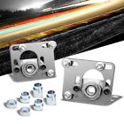 Mur-campte-f-fordmus94-sl Urmarketoutlet Aluminum Silver Front Adjustable Camber Caster Plates For Mustang