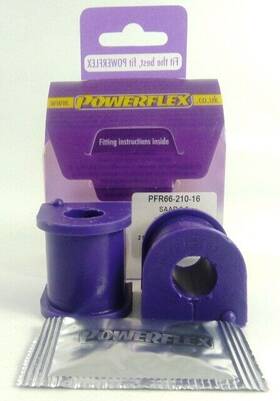 Pfr66-210-16 Powerflex Usa For Saab 9-5 98 - 10 Ys3e Rear Sway Bar Bushing 16 Mm Street
