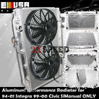 Mustang9704-rdf Rd Un12x2-rdf Bracketx2-1s111420 Emusa Aluminum Performance Radiator Fans For Mustang