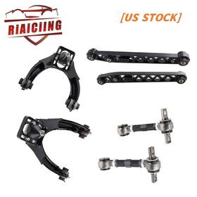 Cr049-bk-2d Riaiciing Cr005 Cr051 Lower Control Arm Front Upper Rear Camber Kit For 1996-2000 Honda Civic Ek Black