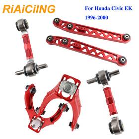 Cr049-rd Riaiciing H-cr005 Cr051 Aluminum For 96-00 Honda Civic Ek Lower Control Arm Front Rear Camber Kit Usa