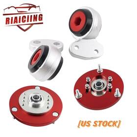 Bus002-sl-2d Riaiciing Sap002-rd New Camber Plate Top Upper Mount And Control Arm Bushings Kit For Bmw E46 3-series