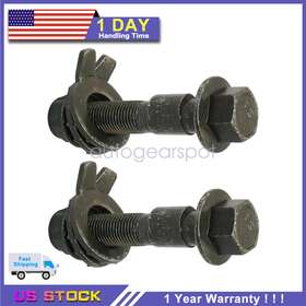 Soillar For-81280 2kits Fit Front Wheels Cam Bolts 16mm Adjustable Camber Correction Alignment Kit