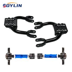 250201-1 Soylin Front Upper Control Arms Rear Camber Adjustable For Civic Eg 92-95 Integra 94-01