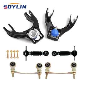 251204-2 Soylin Front Upper Control Arms Rear Camber Adjustable Kit For 1992-1995 Honda Civic Eg