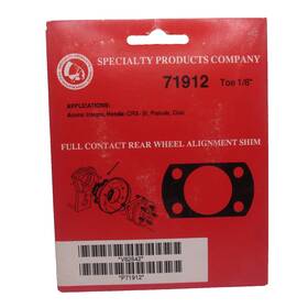 71912 Spc Full Contact Rear Wheel Alignment Shim 1/8 Inch For Acura Integra Honda Civic