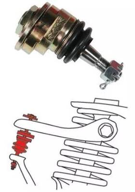 67165 Spc Performance Adjustable Upper Ball Joint For 92-94 Acura Vigor 92-02 Honda Prelude