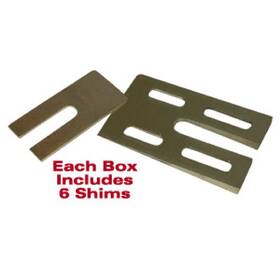10444 Specialty Products Bronze Alloy 2.5 Inch X 5 Truck Axle Shims Set Of 6