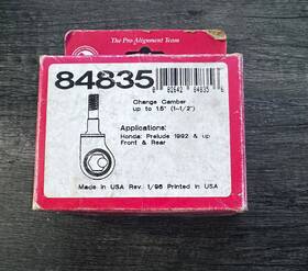 84835 Specialty Products Company Camber Change
