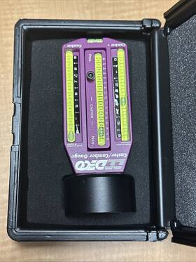 91082605 Speedway Motors Deco Magnetic Caster Camber Gauge Suspension Tool Aluminum Adjustment