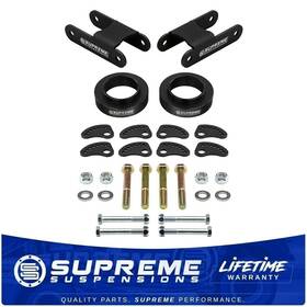 72986 Supreme Suspension 2 Inch Full Lift Caster Camber Adjusting Kit For 04-12 Chevy Colorado Gmc Canyon 2wd