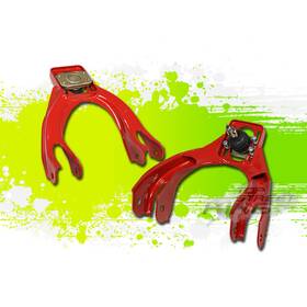 Tsk-cbkhc92rd Top Street King For 94-01 Integra Dc1 Dc2/ 92-95 Civic Eg Ej1/2 Red Adjustable Front Camber Arm