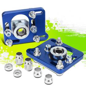 Tsk-cbkpltfm94bl Top Street King For 94-04 Mustang Blue /-2.5 Adjust Alignment Camber Caster Plates 99 01 02 03