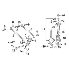 4840932030 Toyota Oe For Highlander 01-03 Rear Alignment Camber Adjusting Eccentric