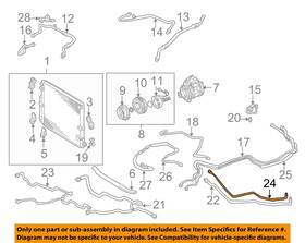 8872660650 Toyota Oem A/c Ac Condenser/compressor/line-discharge Pipe