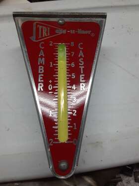 52341 Tric-kee Tool Co. 57-a Vintage Camber Caster Trianguliner Alignment