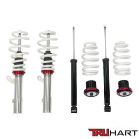 Th-v706 Truhart Adjustable Basic Coilovers Shocks Struts Kit For 06-10 Volkswagen Passat