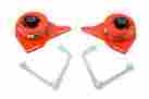Umi-2040 Umi Camaro Firebird Heavy Duty Caster Camber Plates Red