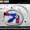 Un002 Un001 Turbo Oil Return Feed Line T3 Complete Kit Honda Civic Accord Crx Del Sol