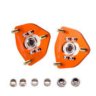 Vehicalheaven Pair Pillow Ball Camber Plate For Nissan Front Coil