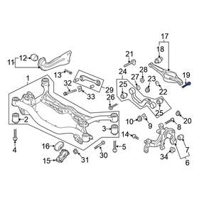 Wht000228 Volkswagen Oe For Jetta 19-24 Alignment Camber Adjusting Eccentric Bolt