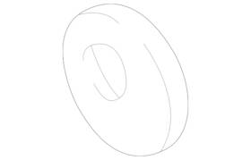 31201493 Volvo Genuine Track Bar Washer