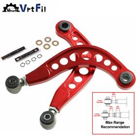 H-cr001-rd Vrtfil Red For Honda Civic 06-15 1.8l 2.0l Rear Upper Camber Control Arm Kit Adjustable