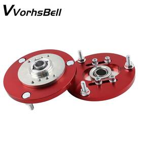 Sap002-rd-3d Vvorhsbell 2pc Front Coilover Top Mount Camber Plate Kit For Bmw 3 Series E36 323i 325i Red