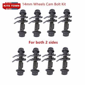 Bp-xchj101 Wfyb 14mm Adjustable Cam Bolts Kitx4 Front Left And Right Camber Alignment