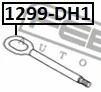Febest Hyundai Tow Hook 1299-DH1. Fixed Price $49.00.