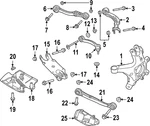 Genuine Land-rover Ft Upper Control Arm Adjust Bolt LR152827. Fixed Price $14.81.