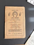 Curragh Ireland Race Card July 24TH 1941 Foal Plate Winner King Kling. Fixed Price $33.64.