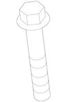 Genuine Porsche Stabilizer Bar Bolt PAF-104-253. Fixed Price $6.64.