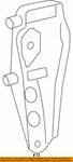48617-50030 Toyota Plate, Arm Attachment, Inner Lh NO.1 4861750030, New Genuine. Fixed Price $36.35.