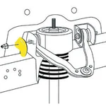 Moog K80277 Camber/caster Adjusting Plate Front Upper. Fixed Price $14.23.