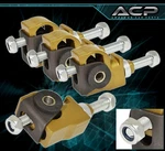 For 88-95 Civic Crx 94-97 Accord Front Adjustable Suspension Camber Kit 4PC Gold. Fixed Price $37.88.