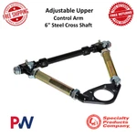 Spc Adj. Front Upper Control Arm - 6" Steel Cross Shaft 5" Sleeve Universal. Fixed Price $264.22.