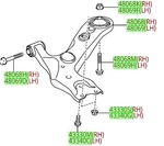 Toyota RAV4 2013-2018 Fr + Rr Lower Control Arm Hardware Genuine Oem. Fixed Price $1100.00.