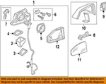 Audi Oem 17-25 Q7,SQ7 Front Door Outside Mirrors-signal Lamp 4M0949102A. Fixed Price $137.66.