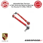 Godspeed Adj Rear Toe Arms W/ Ball Joint Spherical Bearing For 98-05 Porsche 911. Fixed Price $185.00.