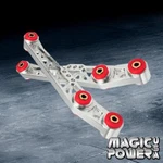 Polished Pro Rear Lower Control Arms Red Bushing For Acura Integra 90-01 Da DC2. Fixed Price $66.64.