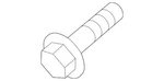 Genuine Nissan Suspension Cross-member Bolt 55226-3TA0B. Fixed Price $5.97.