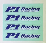 Japan Material Buddy Club P1 Racing High Quality Replacement Decal Sticker #R044. Fixed Price $50.00.