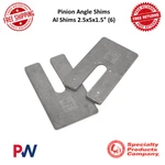 Spc Performance Aluminum Pinion Angle Shims 2.5X5X1.5 (6) Universal #10422. Fixed Price $64.19.