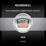 Genuine 2025 Toyota Highlander Rear Suspension Camber Adjust NO.2 4819850011. Fixed Price $39.00.