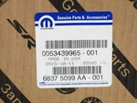 Genuine Oem Mopar Dodge 68375099AA Driver Lh Bed Rail Molding 2009-2022 1500. Fixed Price $127.15.