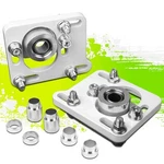 For 94-04 Mustang White +/-2.5 Adjust Alignment Camber Caster Plates 99 01 02 03. Fixed Price $61.95.